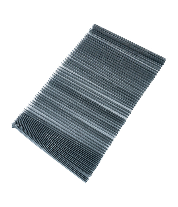 Polyester foldet mesh