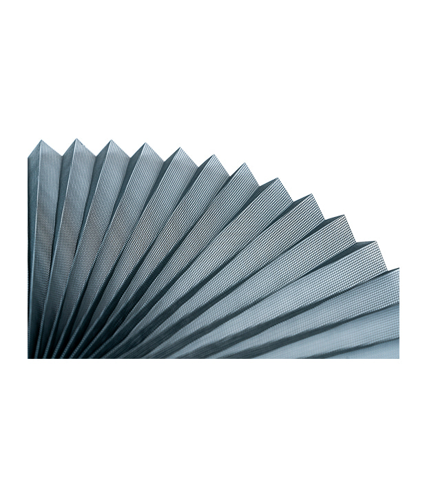 Polyester foldet mesh